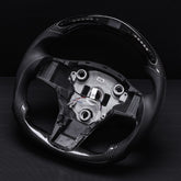 Revolve Carbon Fiber OEM LED Steering Wheel Tesla Model 3 2017-2023 - revolvesteering
